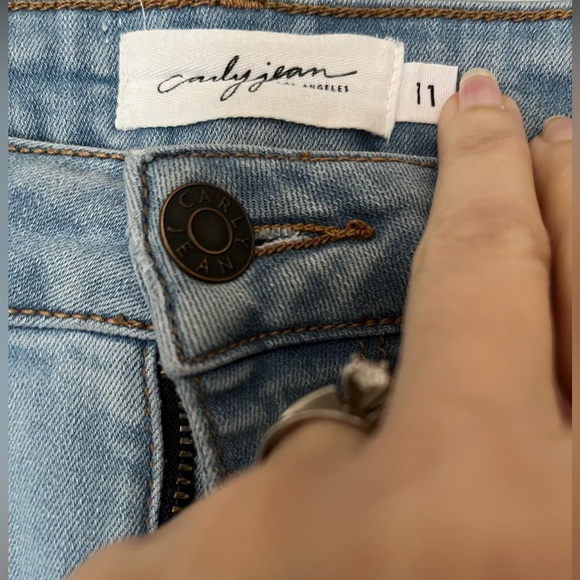 Carly Jean Jeans Wide Leg Mer Light Size 11 - Picture 5 of 6